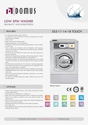 MESIN CUCI DOMUS LOW SPIN/WASHER EXTRACTOR DOMUS LOW SPIN