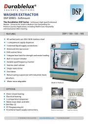 MESIN LAUNDRY WASHER EXTRACTOR DURABLELUX SOFT MOUNT